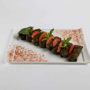 VEGETARIAN GRAPE LEAVES (8PCS)(APPETIZER)