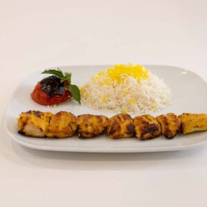 CHICKEN KABOBS.(KIDS PLATE)